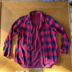 Madewell | Flannel Plaid Ex-Boyfriend Shirt | Sz XS